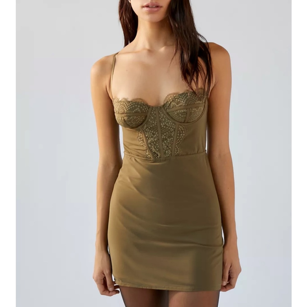 URBAN OUTFITTERS Bustier Mini bodycon dress